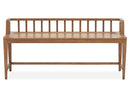 Lindon - Arm Bench With Low Back - Light Brown