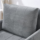 Upholstered Convertible Sleeper Sofa With 5 Position Backrest, Side Pockets, Storage by HouseOfZazla
