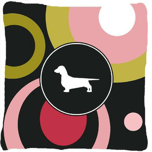 Dachshund Decorative   Canvas Fabric Pillow