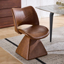 Modern Swivel Dining Chair With High Back by HouseOfZazla