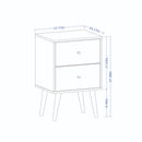 Liberty - Nightstand With 2 Drawers For Bedroom by HouseOfZazla