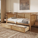 Traditional Style Rattan Daybed, No Box Spring Needed by HouseOfZazla