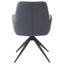 Hester - Arm Chair (Set of 2) - Gray Fabric by Unique Piece Furniture