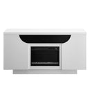 Alessia - Electric Fireplace With Multi Color LED And Flame Settings by HouseOfZazla
