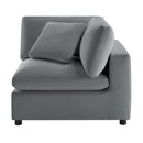 Caylie - Modular 2 Piece Sofa - Charcoal by HouseOfZazla