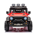 24V Ride On Large PickUp Truck car for Kids,ride On 4WD Toys with Remote Control,Parents Can Assist in Driving,Bluetooth music version,Pickup truck design with spacious storage in the rear.