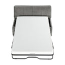 Twin Size Folding Ottoman Sleeper Bed With Mattress Convertible Guest Bed by HouseOfZazla