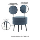 Bailey - Accent Ottoman by HouseOfZazla