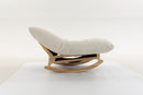 Bean Bag Rocking Chair with Solid Wood Frame