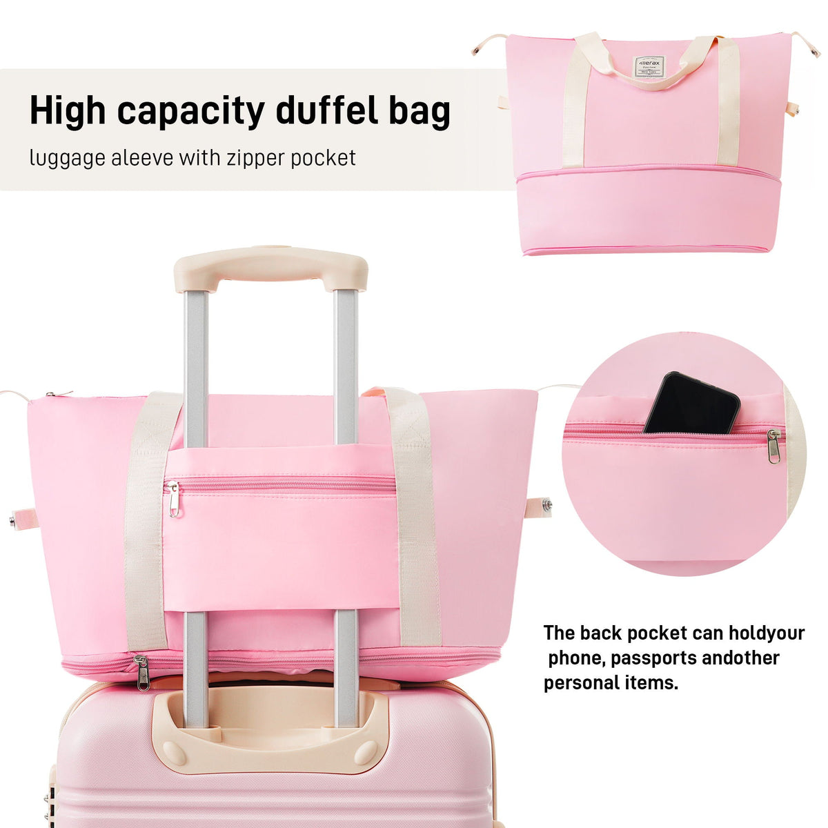 Hardshell Luggage Sets 2 Pieces + Bag Spinner Suitcase With Tsa Lock Lightweight 20" / 28", photo 21 of 29