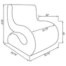 Austin - Armless Curved Chair