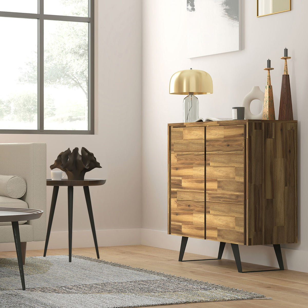 Lowry - Medium Handcrafted Storage Cabinet, photo 16 of 25