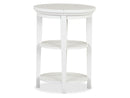Heron Cove - Round Accent End Table - Chalk White