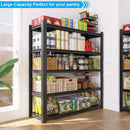 Tall Metal Shelves With Removable Dividers Are High Capacity And Load Bearing For Garages, Kitchens And Offices by HouseOfZazla