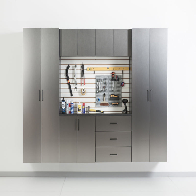 Astro Series - Garage Cabinet Set A With Soft Closing Drawers - Metallic Gray, photo 8 of 11