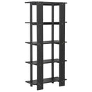4-Tier Wooden Open Bookcase