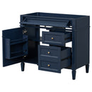 Bathroom Vanity With 2 Drawers And Tip-Out Drawer, Storage Cabinet by HouseOfZazla