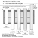 Twist Tab Lined Window Curtain Panel Champagne 50x95