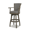 Williams - Swivel Bar Stool With Armrests by HouseOfZazla