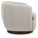 Annbury - Swivel Accent Chair - Light Beige by Unique Piece Furniture