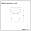 Robbie - Handcrafted Accent Table by Unique Piece Furniture