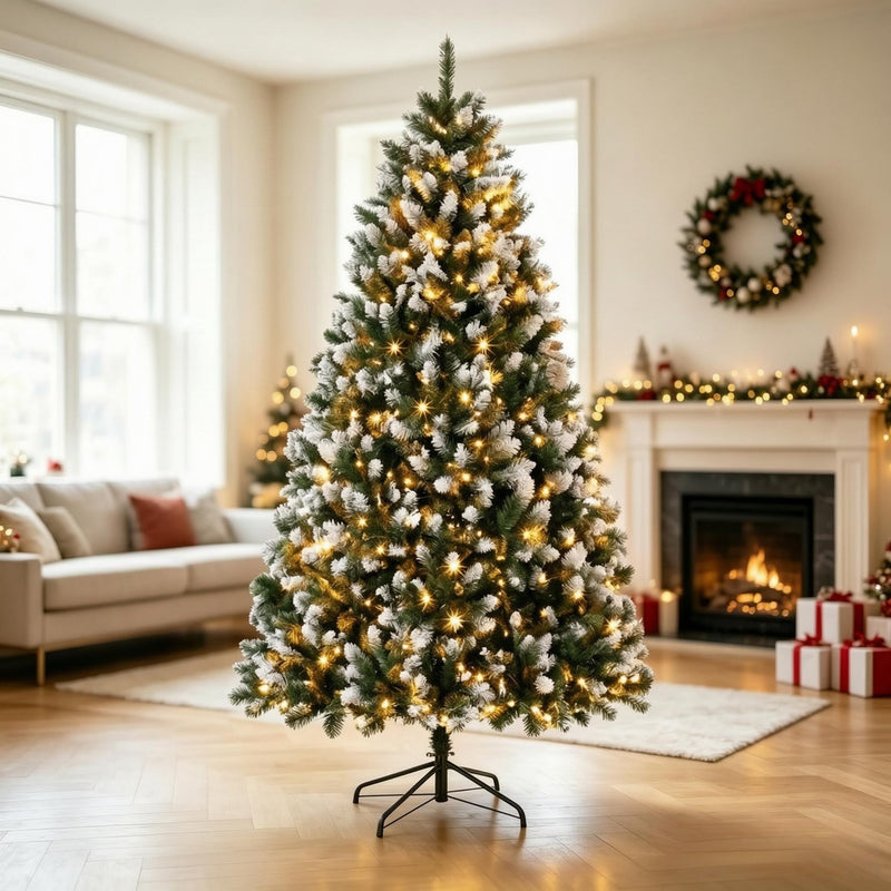 7.5 ft Pre-Lit Artificial Christmas Tree, photo 2 of 9