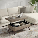 Owen - Multifunctional Square Coffee Table Storage Ottoman by Unique Piece Furniture