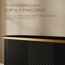 63" Diagonal Fluted Sideboard Cabinet with Storage