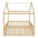 Bed House Bed Frame With Fence by HouseOfZazla