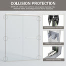 Double Sliding Shower Door, Semi-Frameless Bypass Bathroom Sliding Door With 1/4" (6 Mm) Tempered Glass For Walk-In Shower by HouseOfZazla