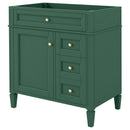 Bathroom Vanity With 2 Drawers And Tip-Out Drawer, Storage Cabinet by Unique Piece Furniture