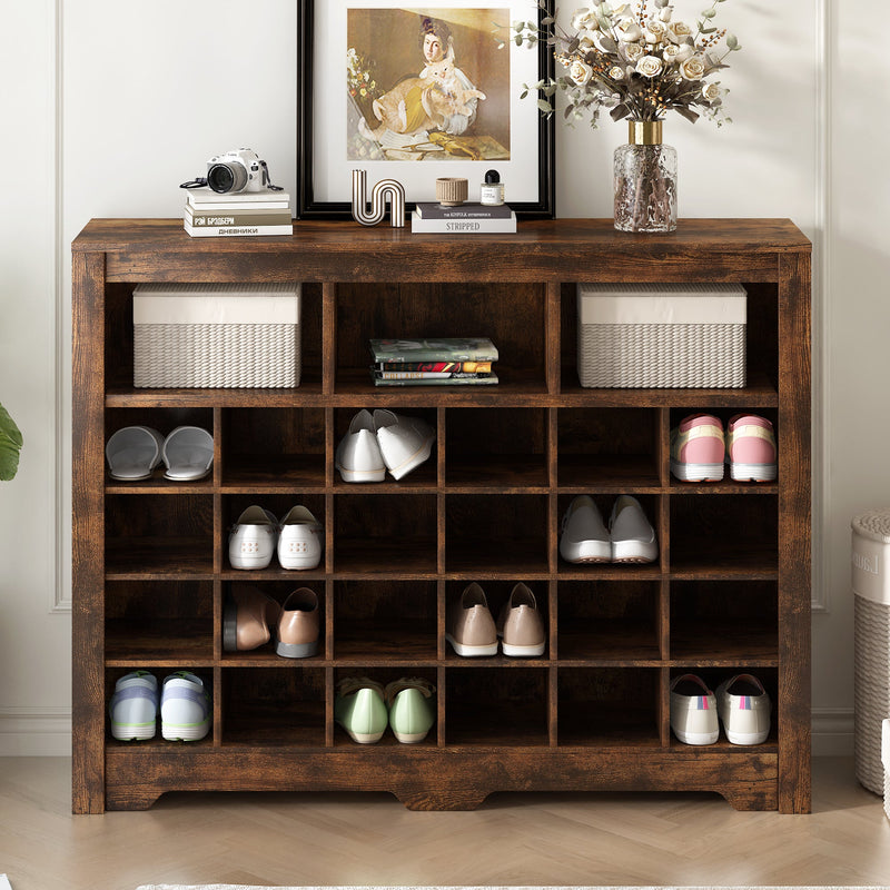 Walker Edison | Modern Entryway Shoe Cabinet & Sideboard