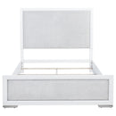 Gracemont 57-inch Queen Panel Bed Grey and White