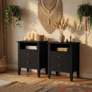 Fluted Nightstand With 2 Drawers by HouseOfZazla