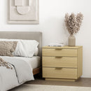 Payton - Nightstand With 3 Drawers - Oak by HouseOfZazla