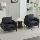 Nordic Retro Light Luxury Upholstered Sofa Chair by HouseOfZazla