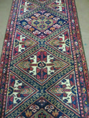 2' 6" X 9' Antique Handmade Turkish Anatolian Wool Runner Rug Nice