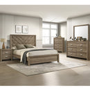 5 Drawer Storage Chest With Pulls - Light Brown by Unique Piece Furniture
