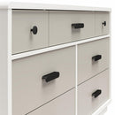 Valencia - 7 Drawer Wide Dresser - Taupe by HouseOfZazla
