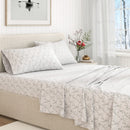 Turkish Cotton Flannel Sheet Set - Winter Floral Collection by Great Bay Home