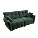 Modern Sofa & Pillows, Textured Cover, High Rebound Cushions by HouseOfZazla
