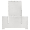 Jessica 6-drawer Dresser with Mirror Snow White