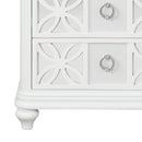 Abigale - Nightstand With Mirror Top, LED Lighting (Includes Mirror And Nightstand) - White by HouseOfZazla