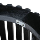 ACACIA SOLID WOOD SIDE TABLE,NATURAL & BLACK COLOR