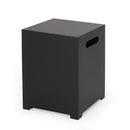 Modern Tank Holder Side Table With Powder Coated Frame