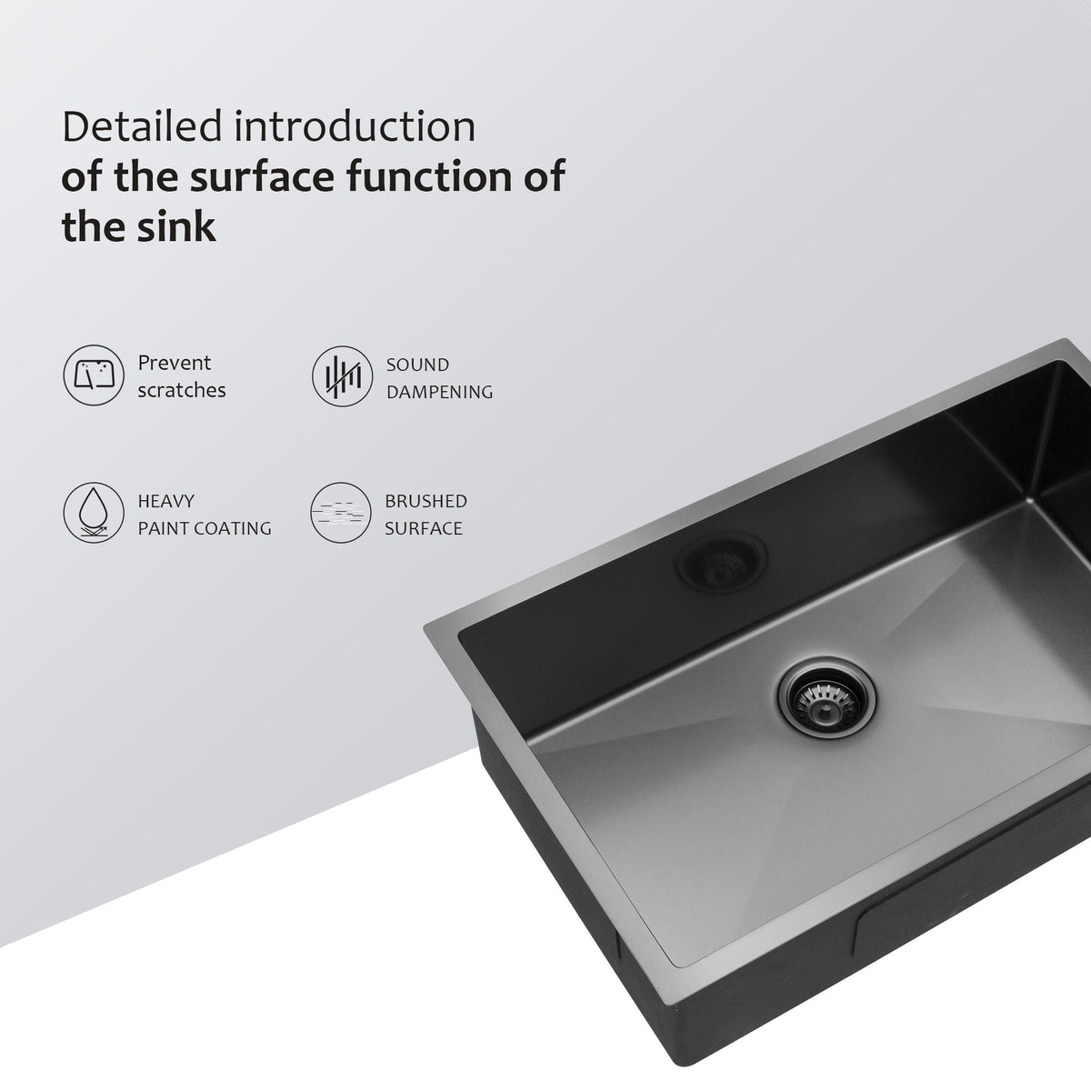 Undermount Kitchen Sink 16 Gauge Single Bowl Stainless Steel, photo 12 of 14