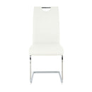 Modern Dining Chairs With Padded Seat And Metal Legs by HouseOfZazla