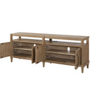 Entertainment Console With Storage - Sand by HouseOfZazla