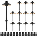 12 Pack Low Voltage Landscape Path Lights