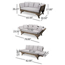 Ottavio Convertible Sofa Daybed With Water Resistant Cushions by HouseOfZazla